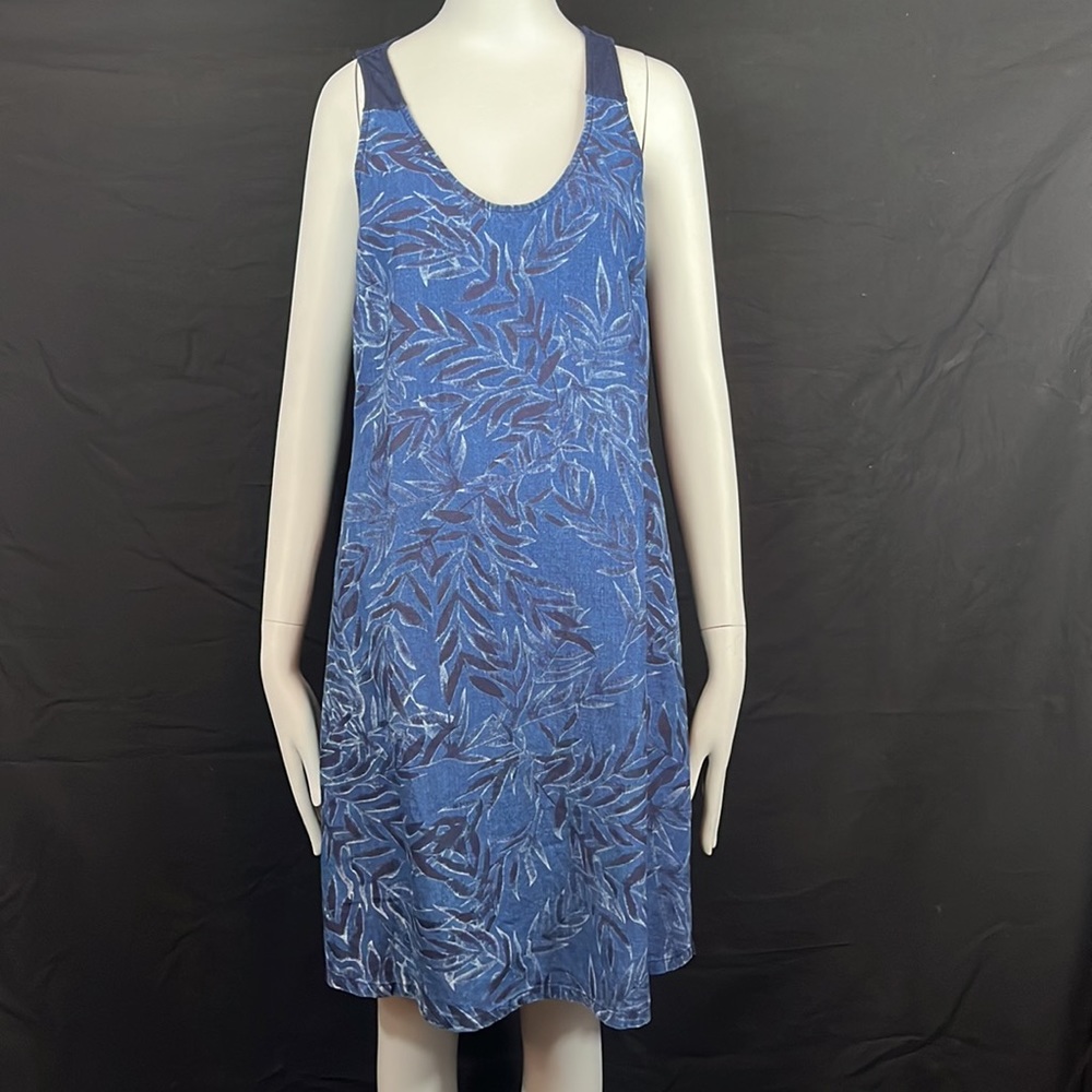 Tommy Bahama Linen/Cotton Indigo Sundress NWT